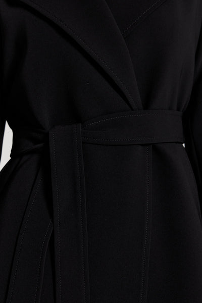 City Trench Coat - Black-Perri Cutten