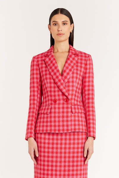 Agnes Jacket - Pink/Red-Perri Cutten