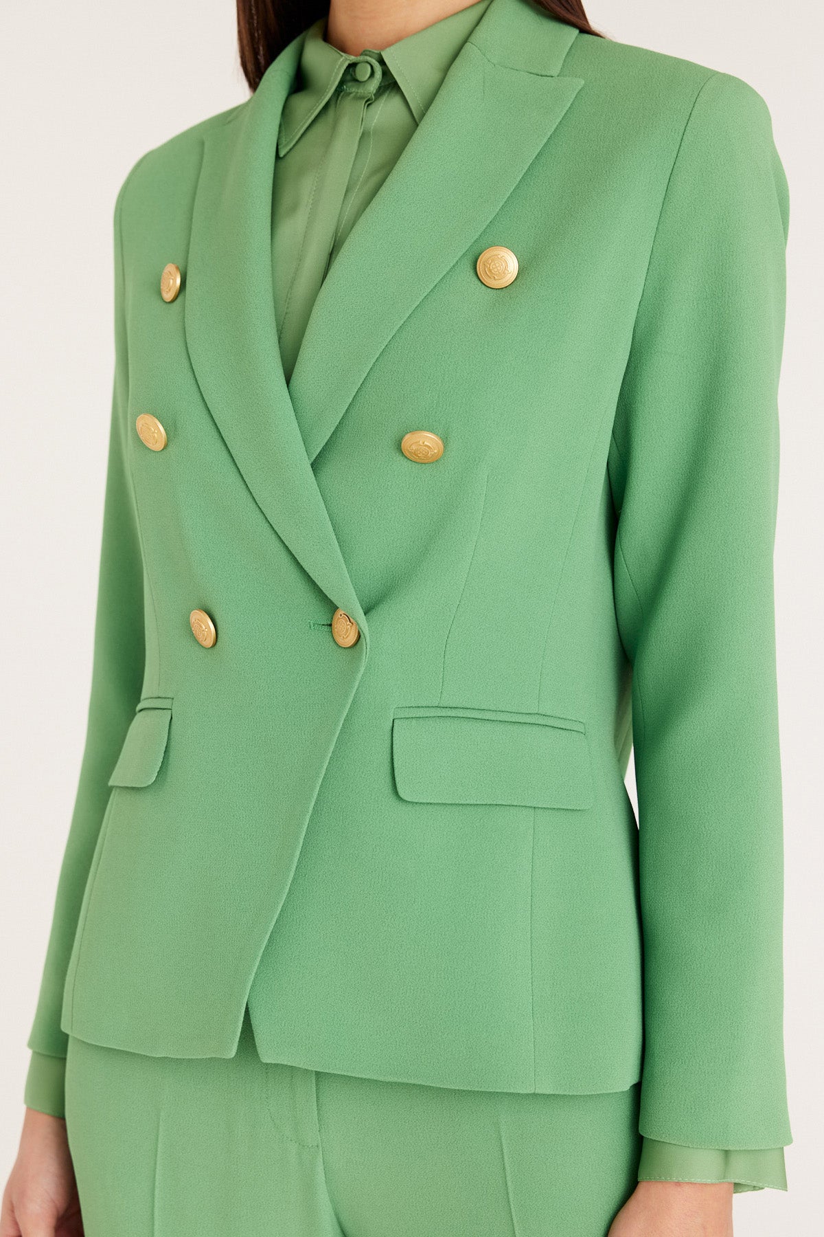 Britt Jacket - Basil Green-Perri Cutten