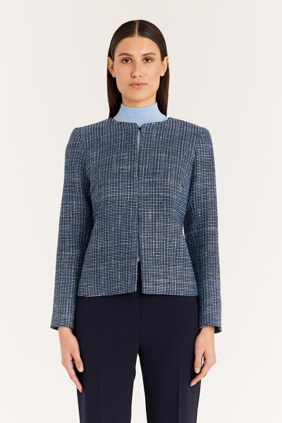 Pia Jacket - Sky Blue-Perri Cutten