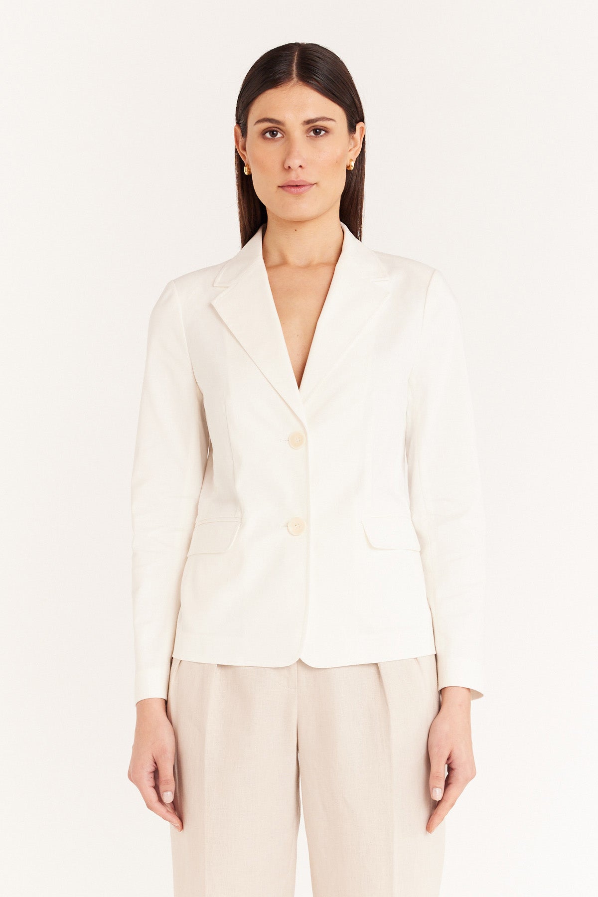 Summertime Jacket - White-Perri Cutten