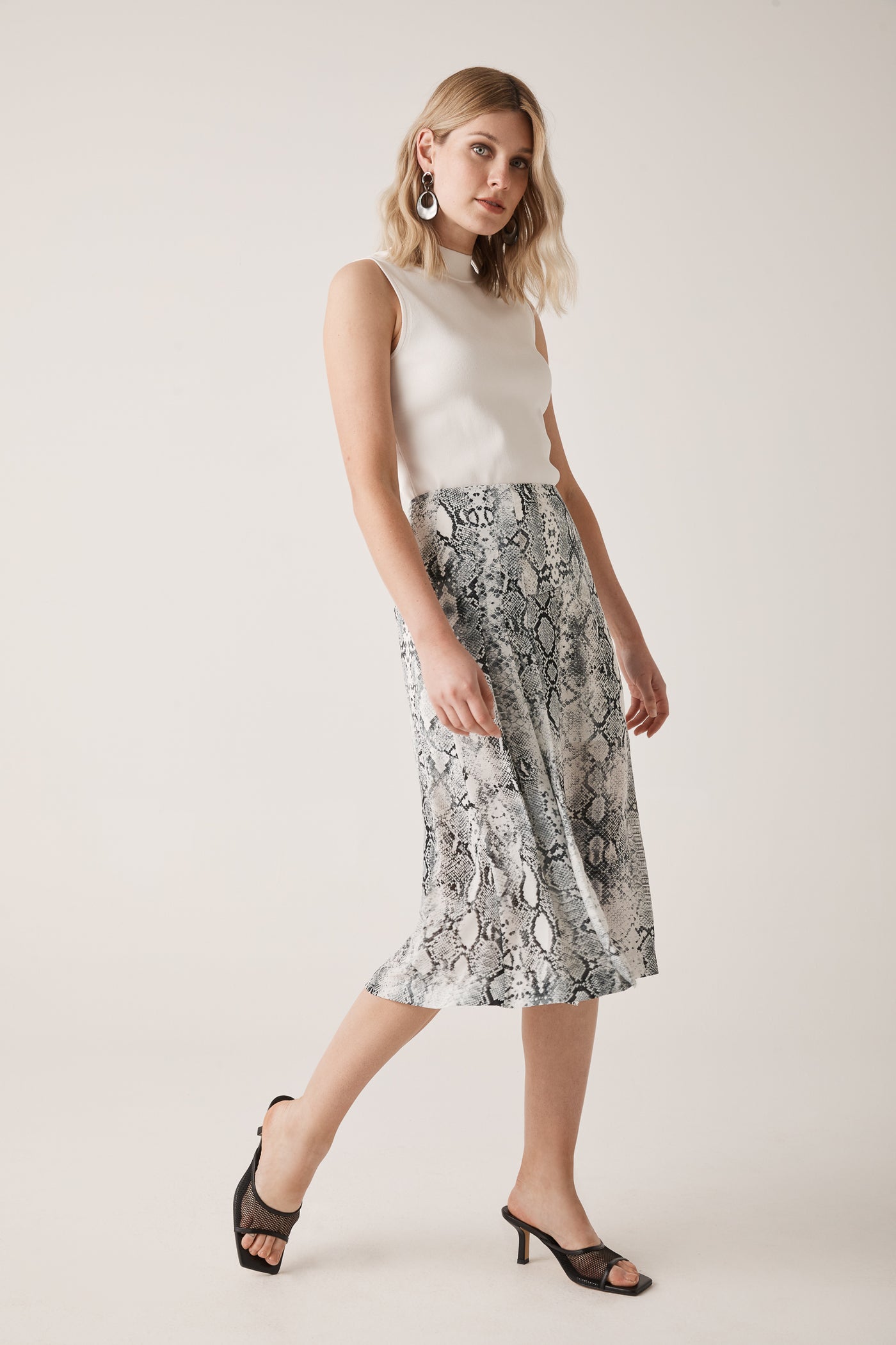 Adele Skirt - Silver