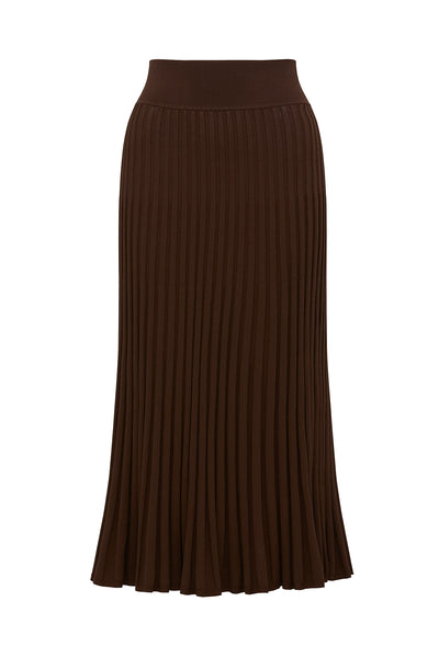 Fortuny Knit Skirt - Nutmeg-Perri Cutten