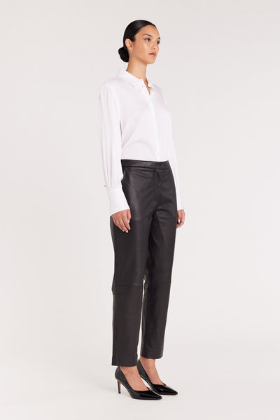 Marlo Leather Pants - Black-Perri Cutten