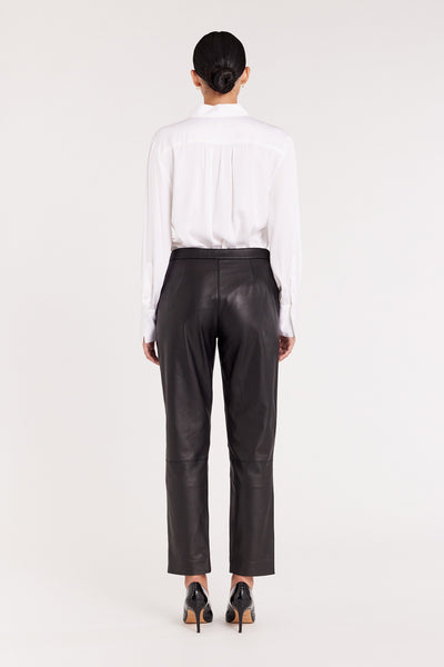 Marlo Leather Pants - Black-Perri Cutten