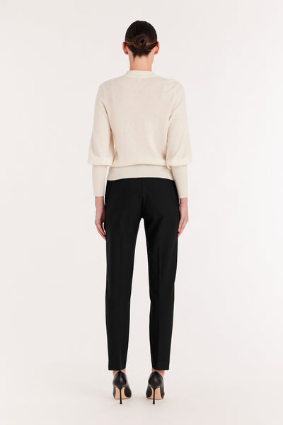 Harper Ponte Pant - Black-Perri Cutten