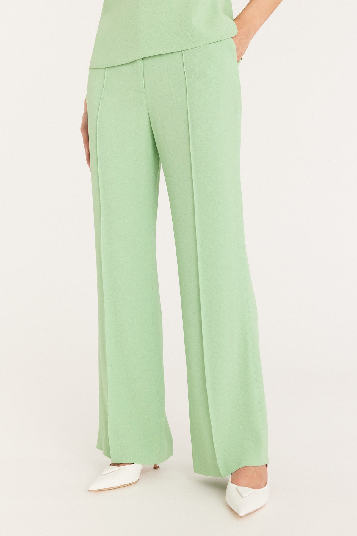 Barcley Pant - Pistachio Green-Perri Cutten