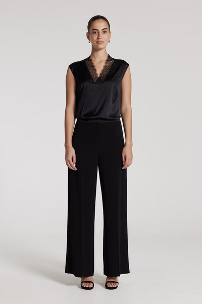 Tuxedo Pant - Black-Perri Cutten