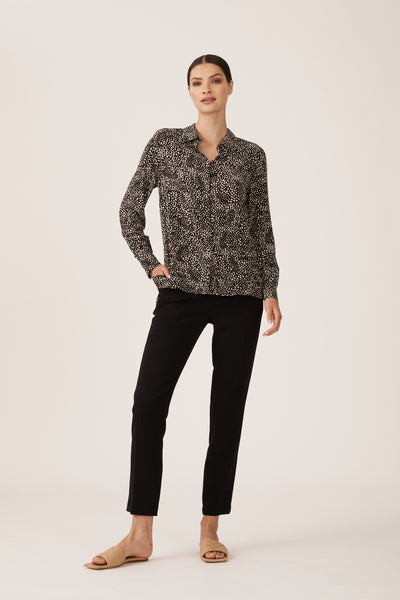 Taylor Shirt - Latte/Fleck