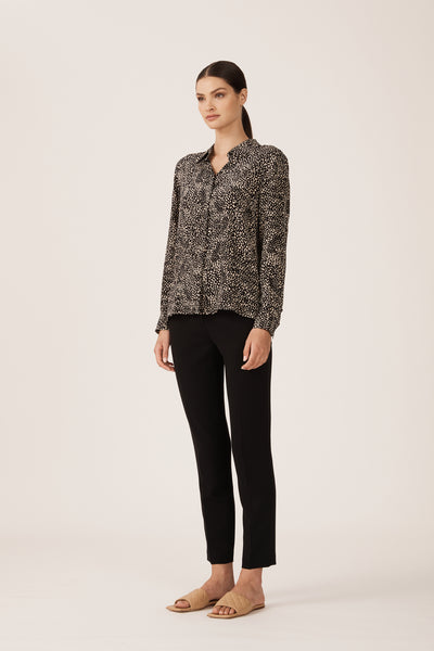 Taylor Shirt - Latte/Fleck