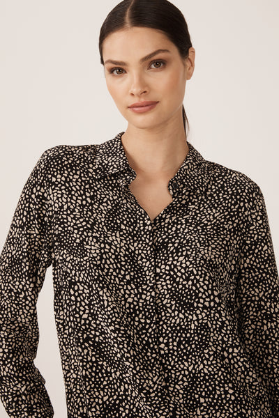 Taylor Shirt - Latte/Fleck