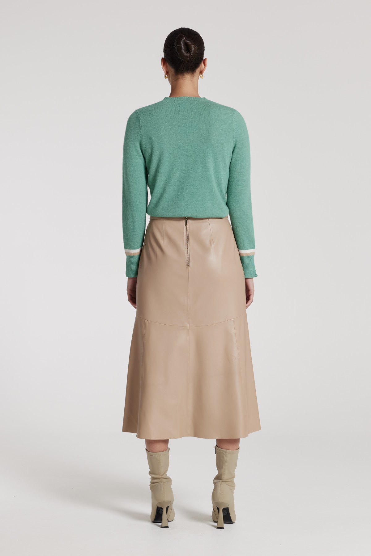Sloane Cashmere Jumper - Sage-Perri Cutten