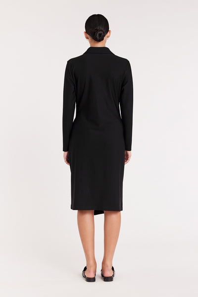 Dana Ponte Dress - Black-Perri Cutten