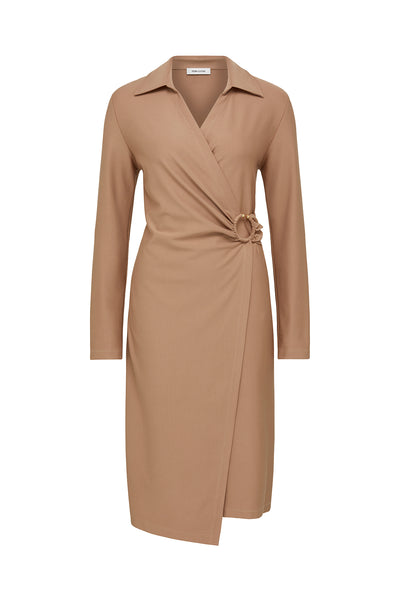 Dana Ponte Dress - Wheat-Perri Cutten