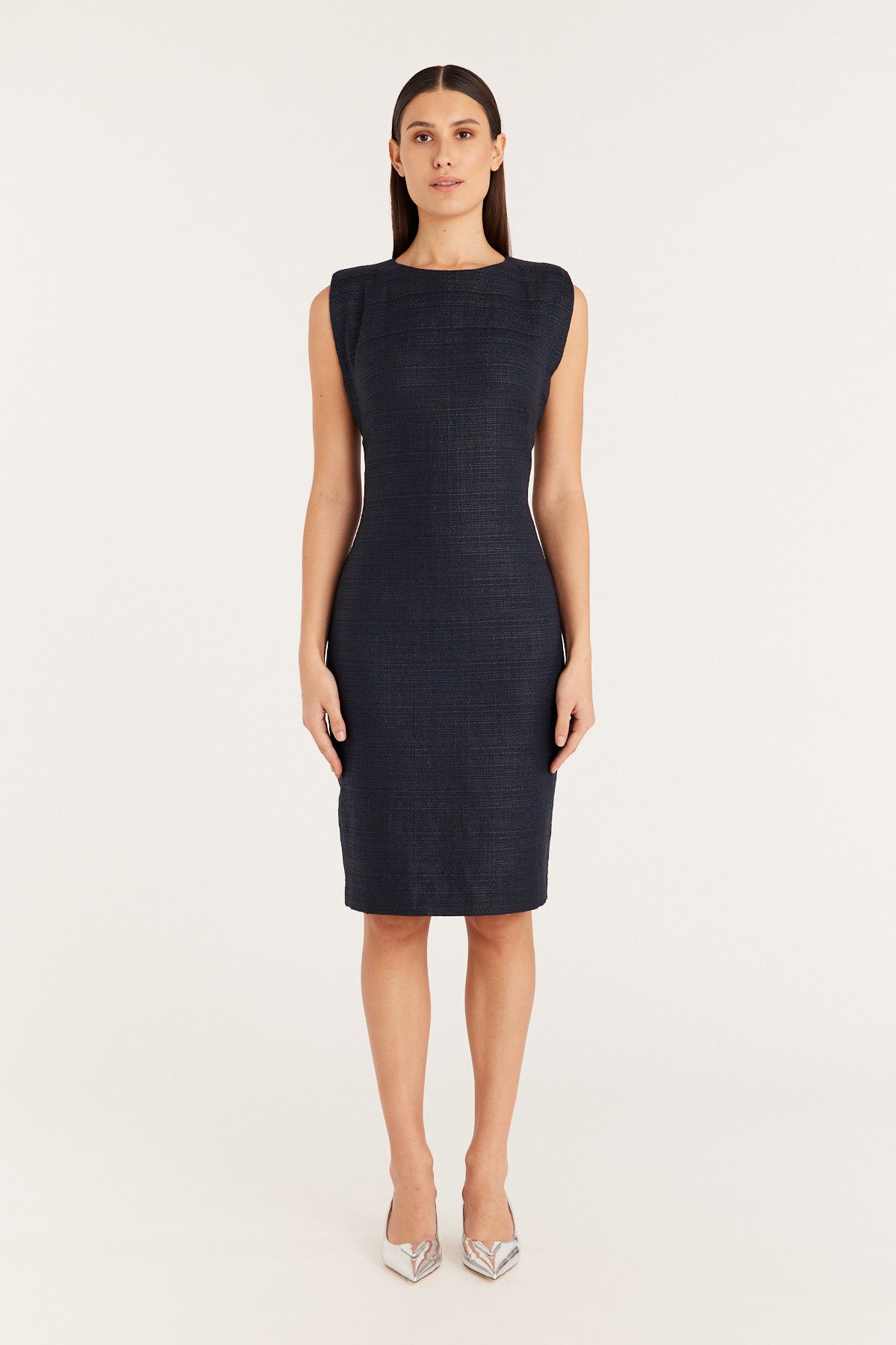 Sienna Dress - Dark Navy-Perri Cutten