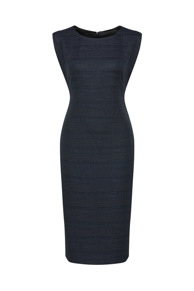 Sienna Dress - Dark Navy-Perri Cutten