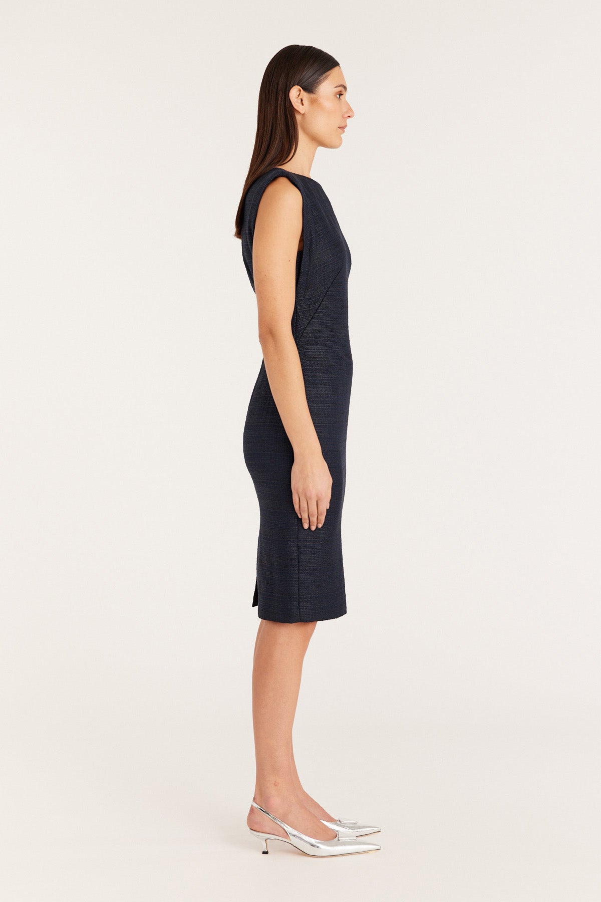 Sienna Dress - Dark Navy-Perri Cutten