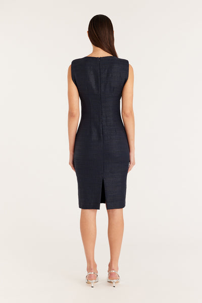 Sienna Dress - Dark Navy-Perri Cutten