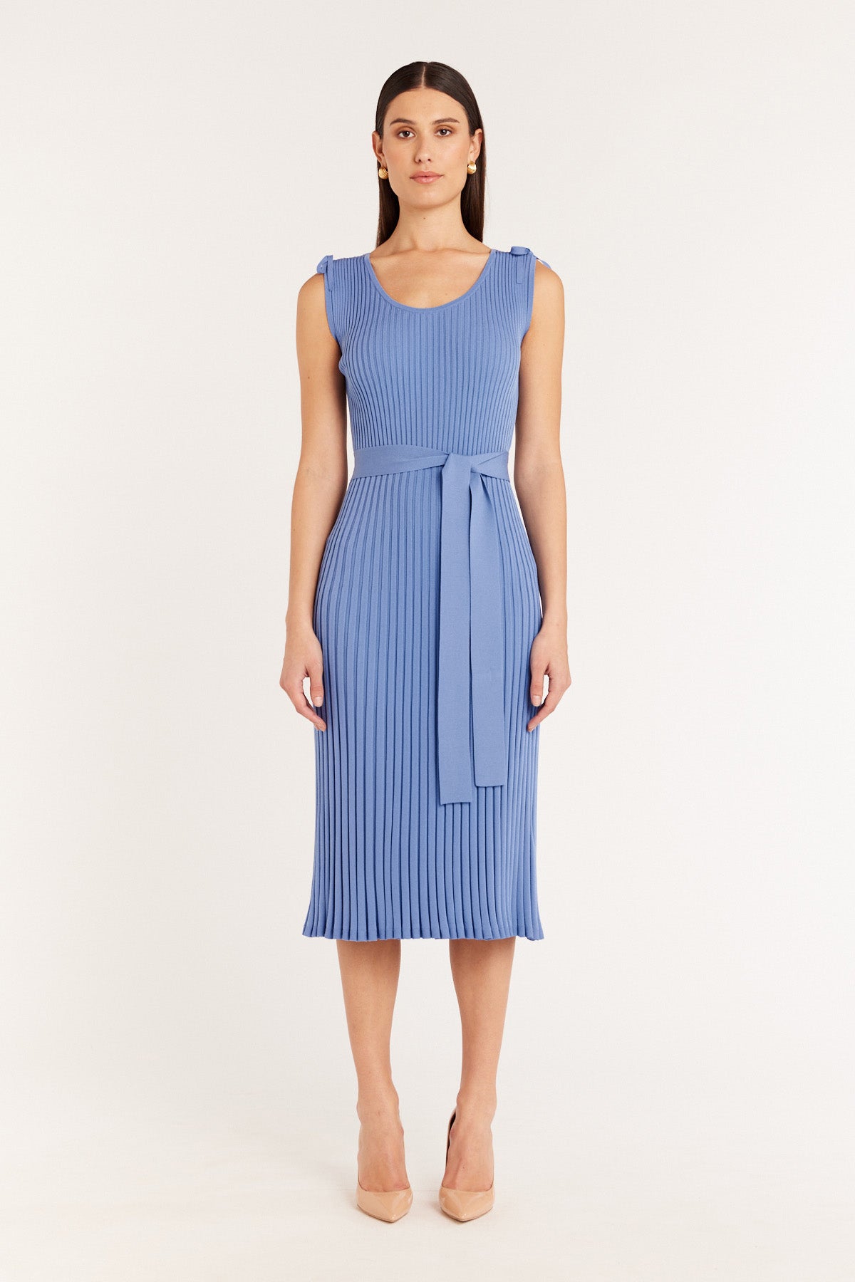 Tessa Knit Dress - Bluebell-Perri Cutten