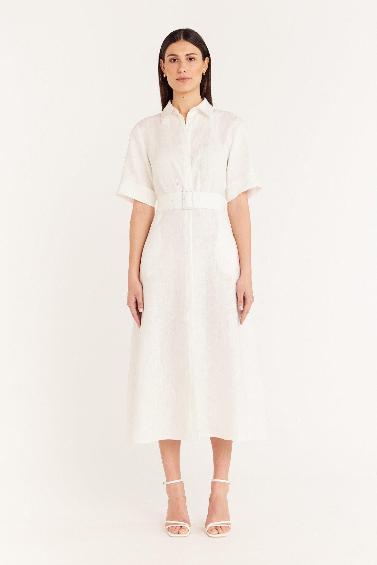 Lucinda Shirtmaker - Chalk White-Perri Cutten