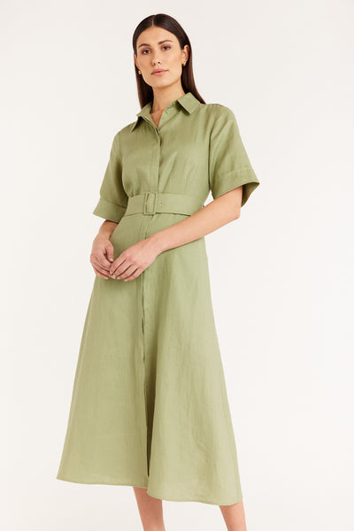 Lucinda Shirtmaker - Sage Green-Perri Cutten