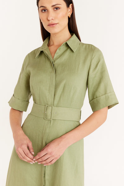 Lucinda Shirtmaker - Sage Green-Perri Cutten