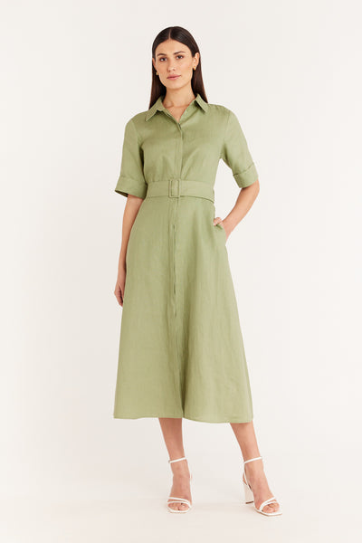 Lucinda Shirtmaker - Sage Green-Perri Cutten