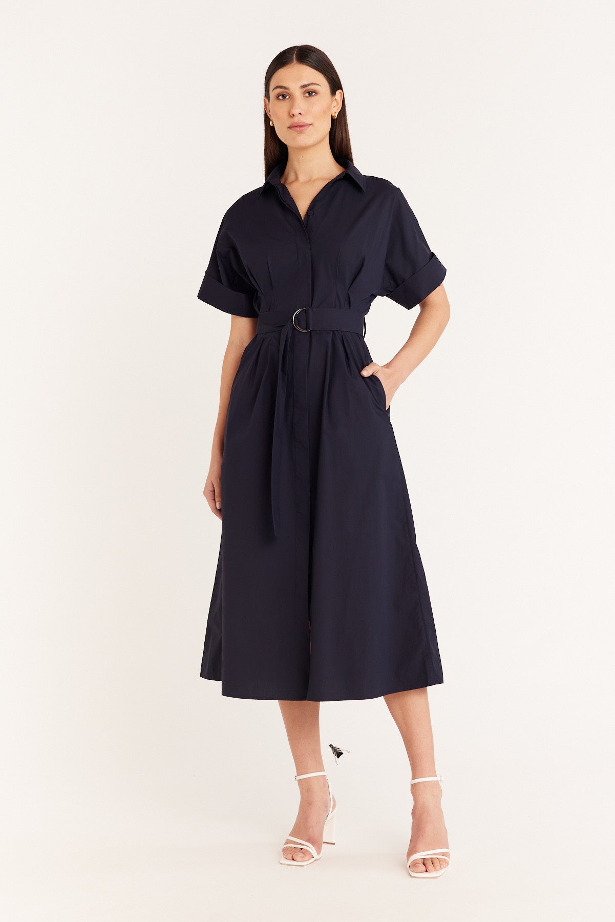 Clara Shirtmaker - Navy-Perri Cutten