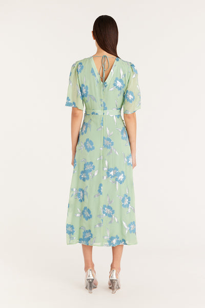 Halpern Dress - Pistachio-Perri Cutten