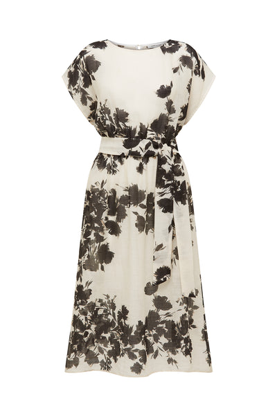 Isobel Dress - Ivory/Black-Perri Cutten