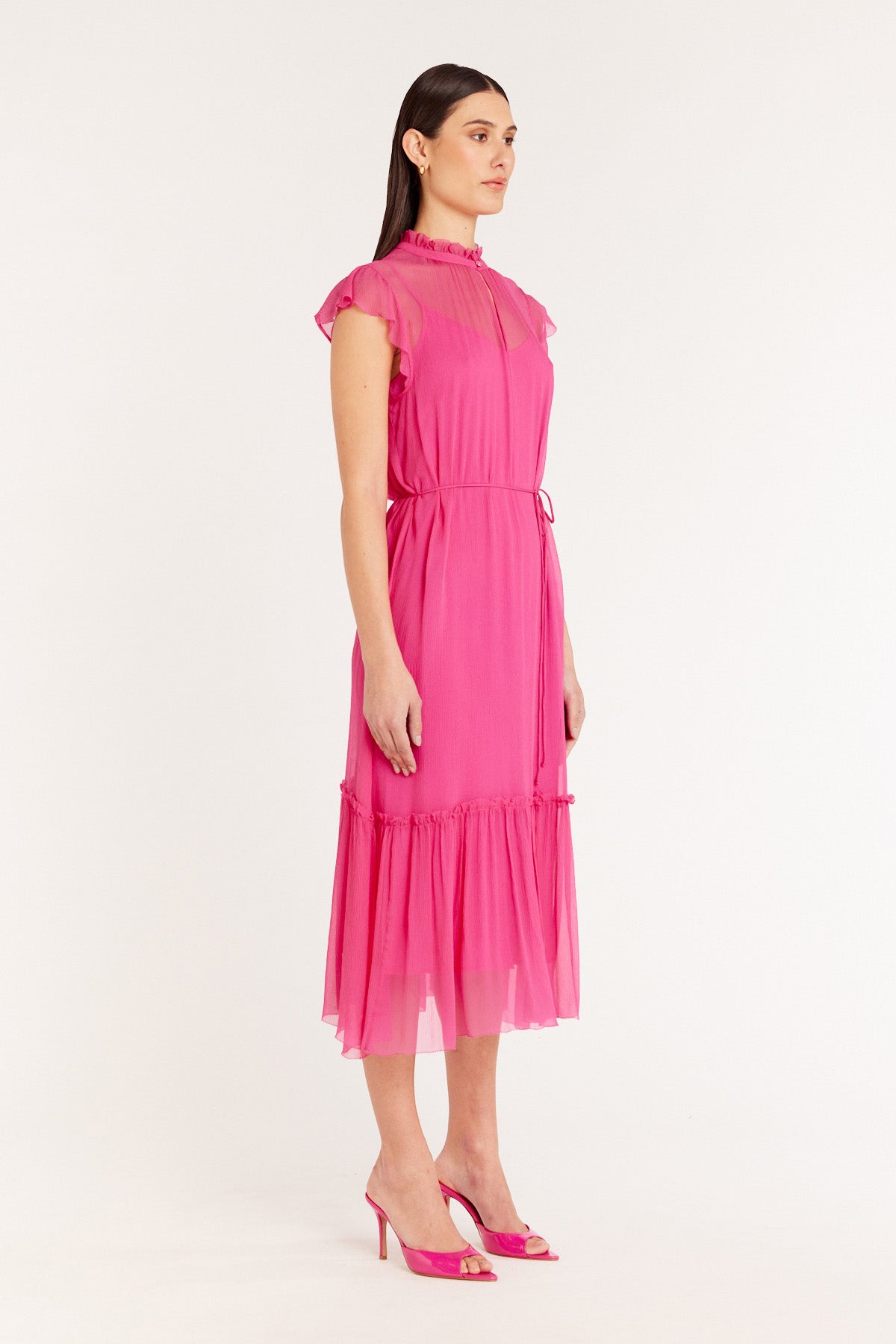 Lisbon Dress - Pink-Perri Cutten