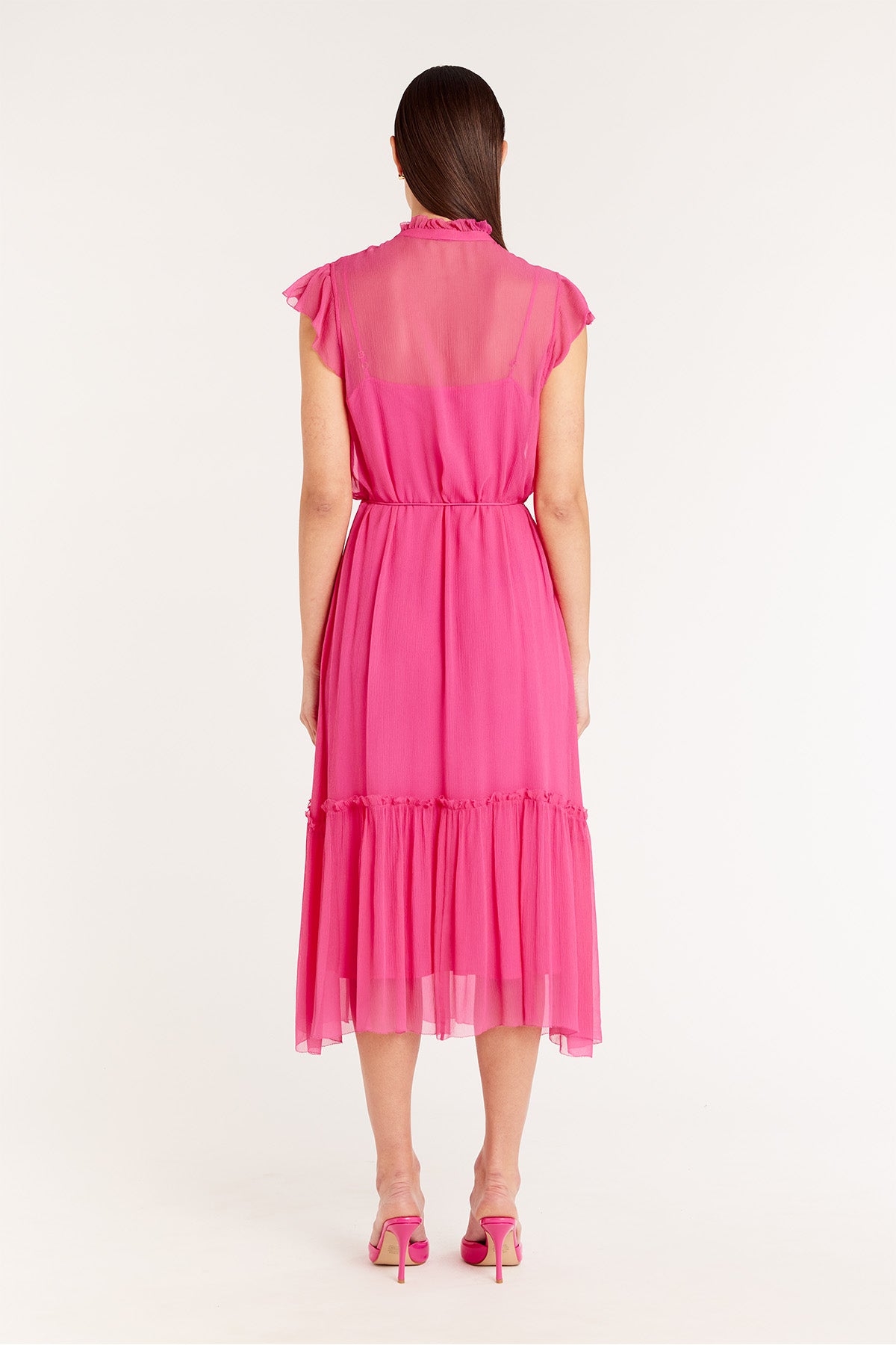 Lisbon Dress - Pink-Perri Cutten