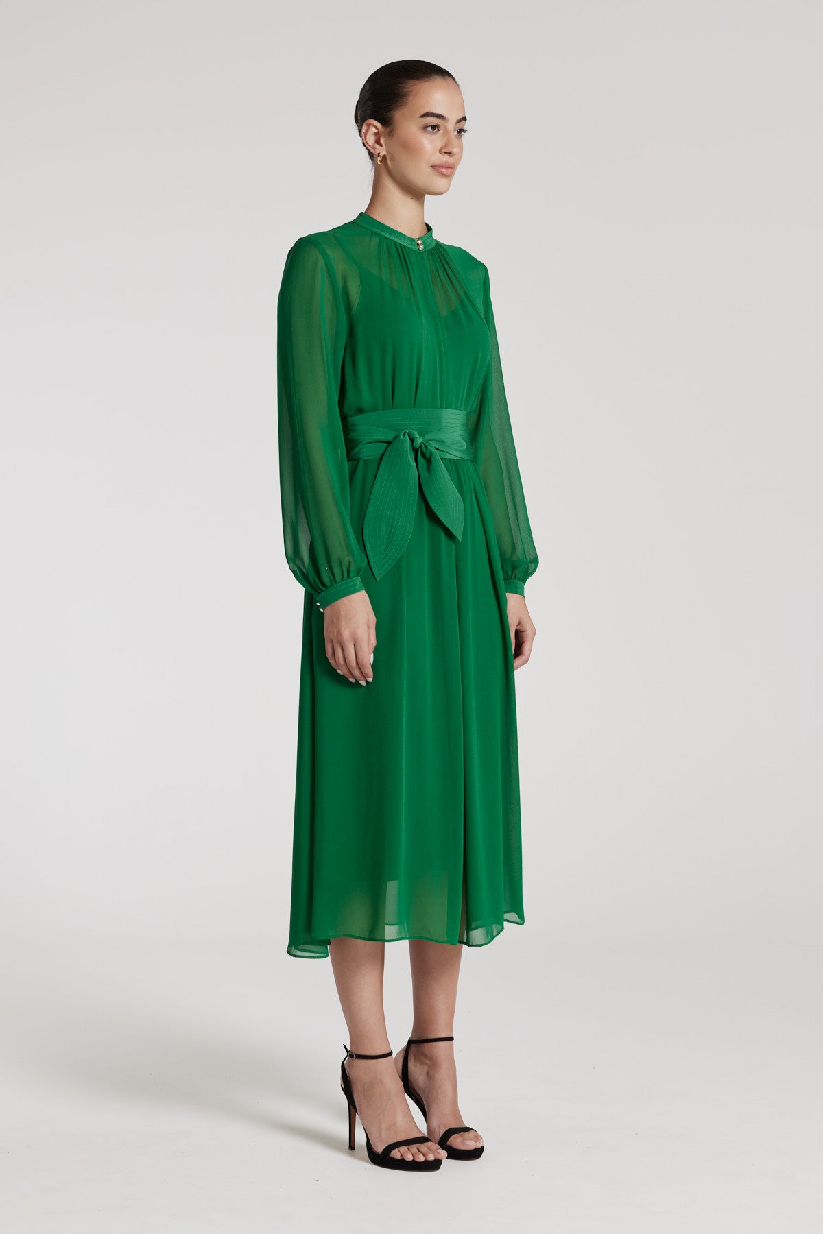 Clarissa Dress - Vert Green-Perri Cutten