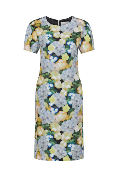 Matisse Silk Dress - Green Bloom-Perri Cutten