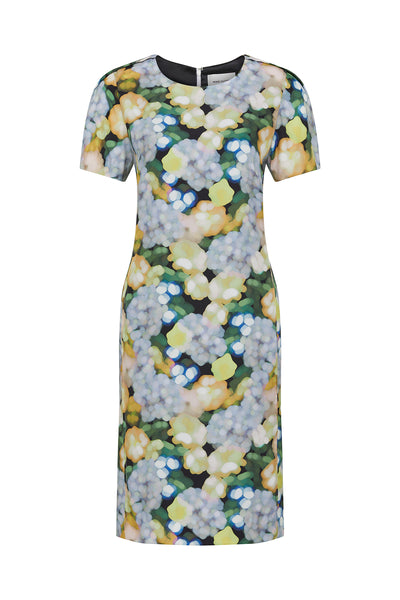 Matisse Silk Dress - Green Bloom-Perri Cutten