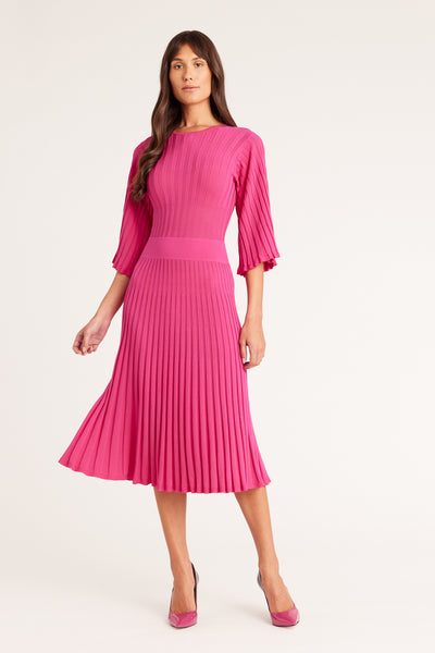 Priscilla Knit Dress - Rose Pink