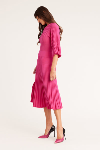 Priscilla Knit Dress - Rose Pink