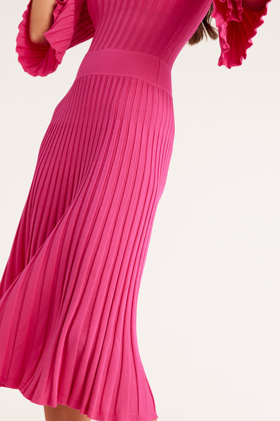 Priscilla Knit Dress - Rose Pink