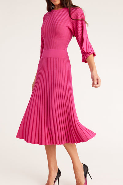 Priscilla Knit Dress - Rose Pink