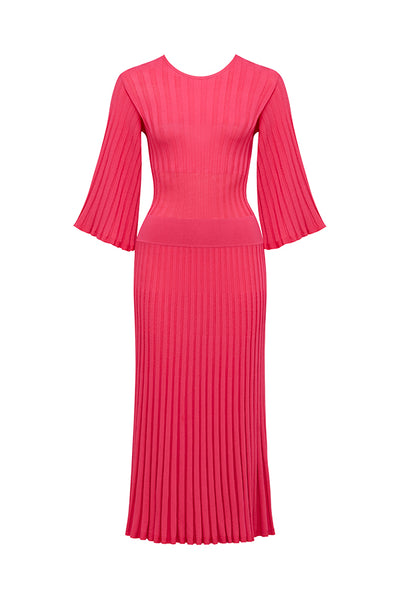 Priscilla Knit Dress - Rose Pink