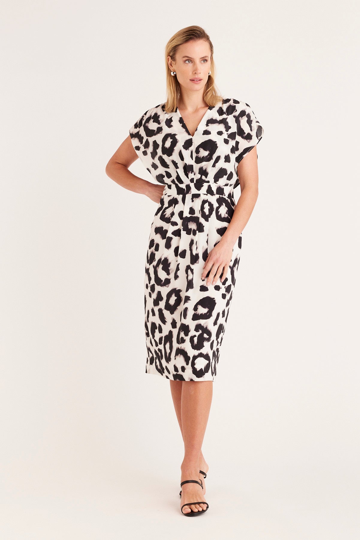 Charlotte Silk Dress - Abstract/Print-Perri Cutten