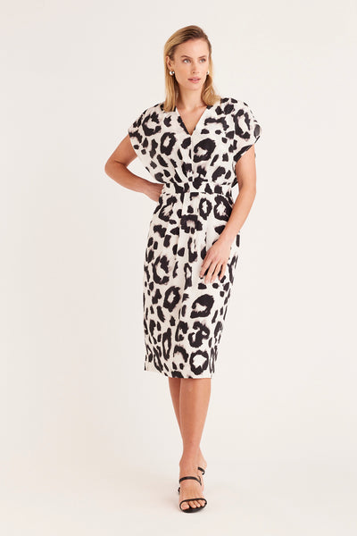 Charlotte Silk Dress - Abstract/Print-Perri Cutten