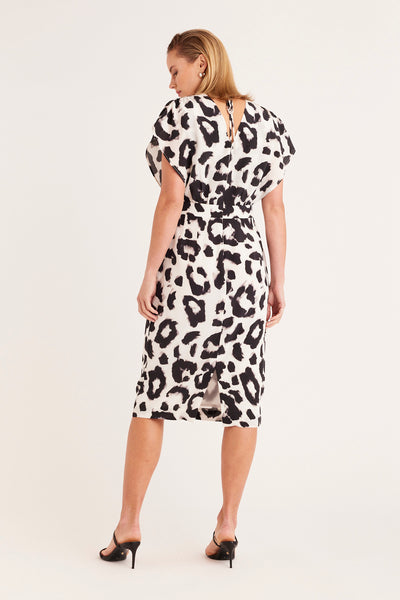Charlotte Silk Dress - Abstract/Print-Perri Cutten