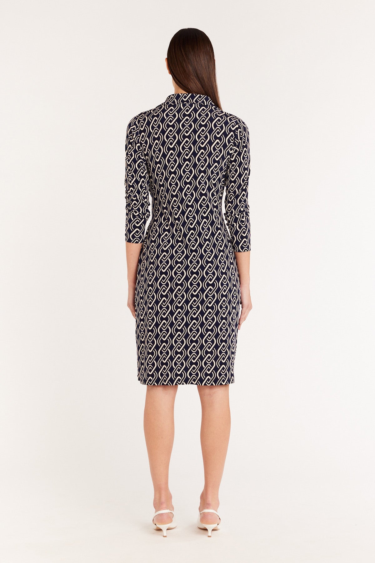 Dana Jersey Dress - Navy-Perri Cutten