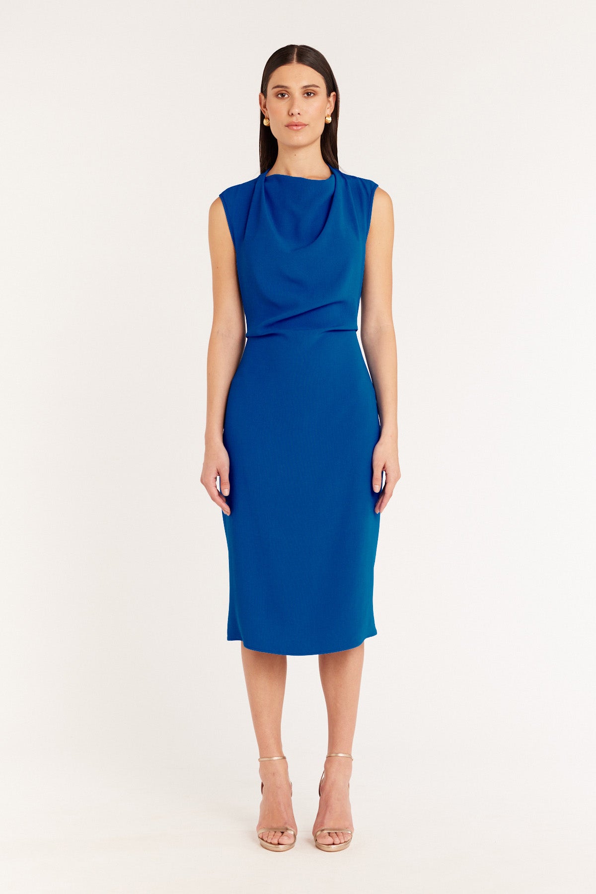 Madalene Dress - Cobalt-Perri Cutten