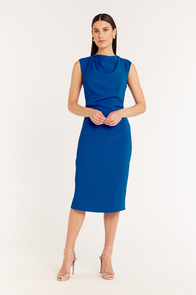 Madalene Dress - Cobalt-Perri Cutten