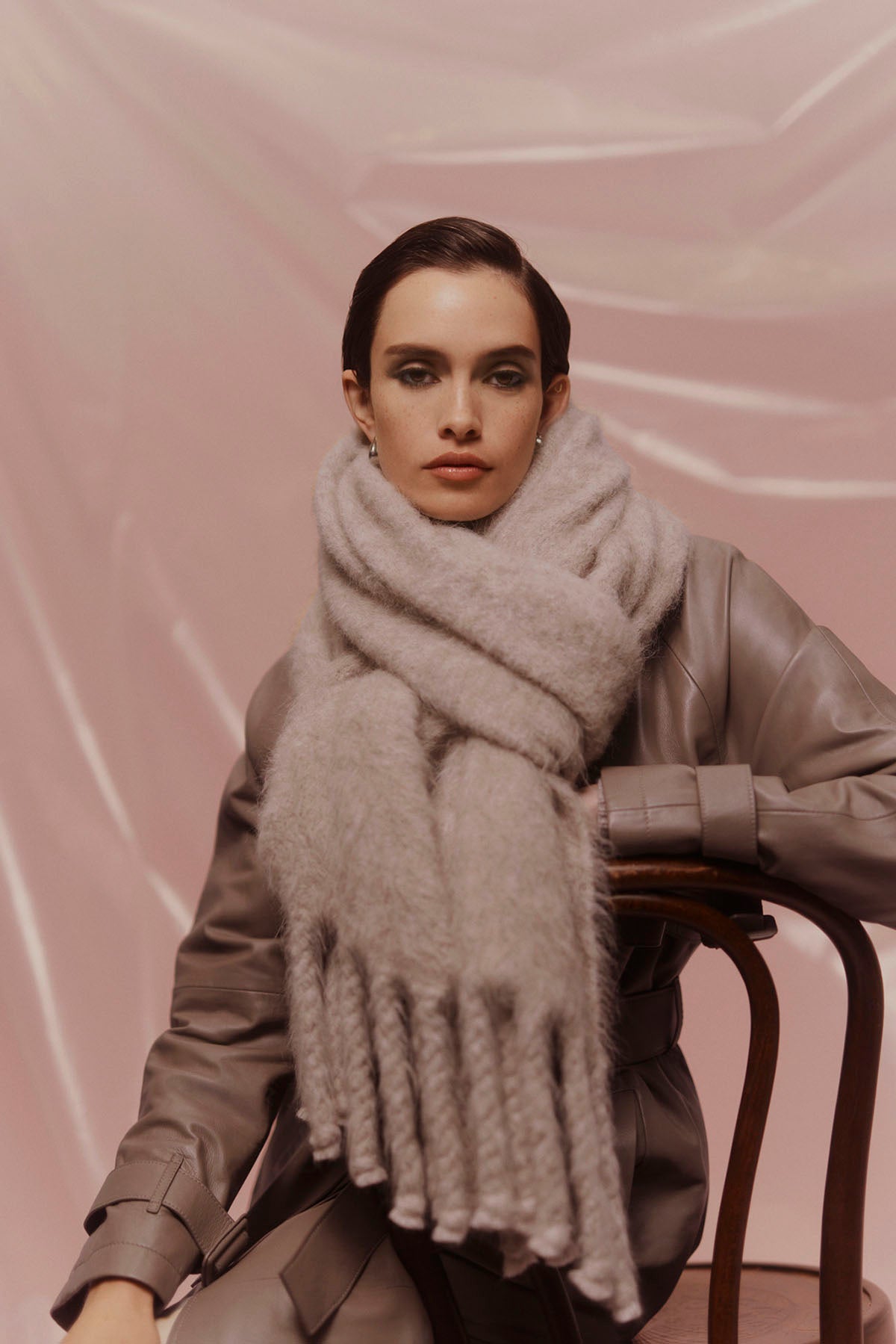 Luxe Alpaca Scarf - Biscuit-Perri Cutten